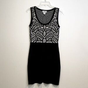 CARMEN Carmen Marc Volvo knit dress sleeveless scoop neckline women’s size small